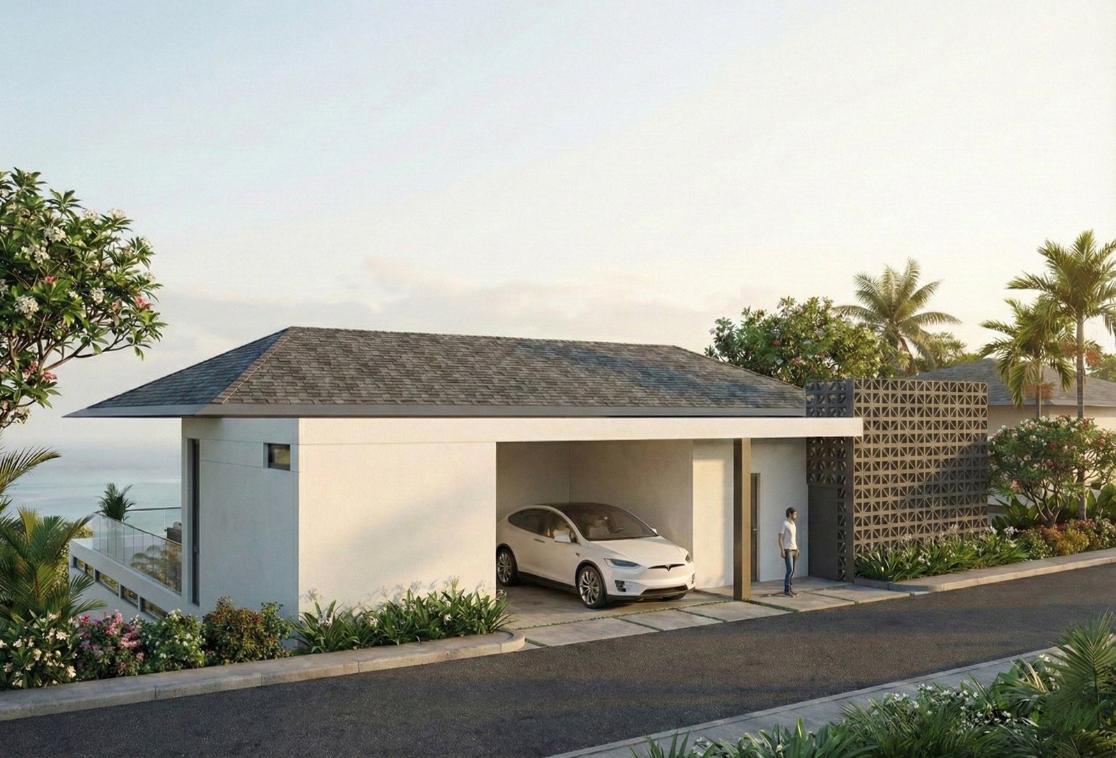 Villa entrance