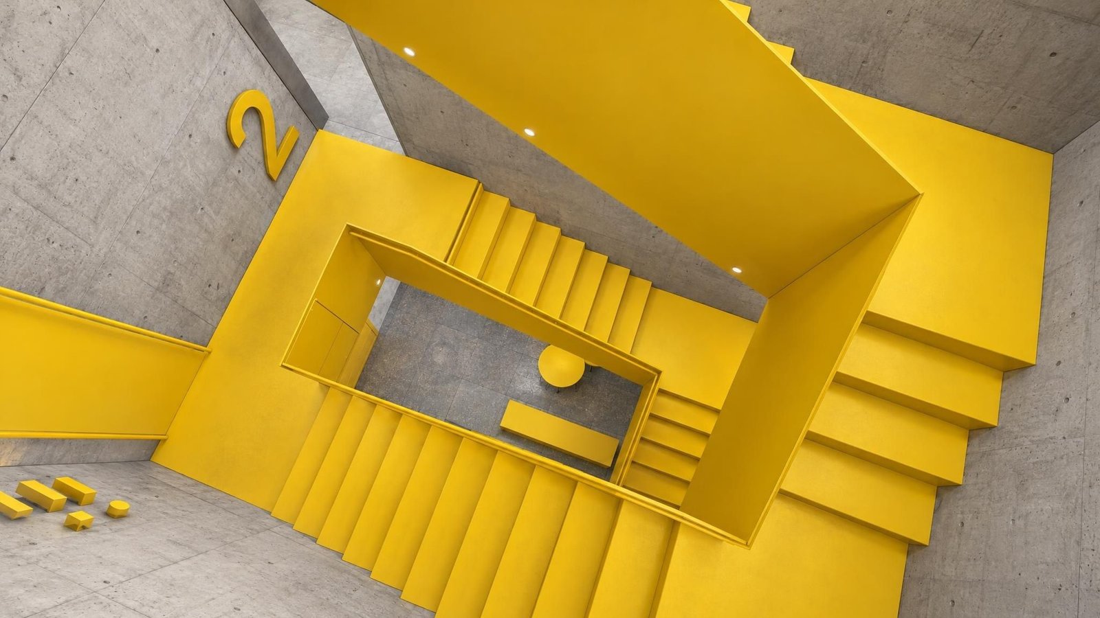 Stairwell seen from above