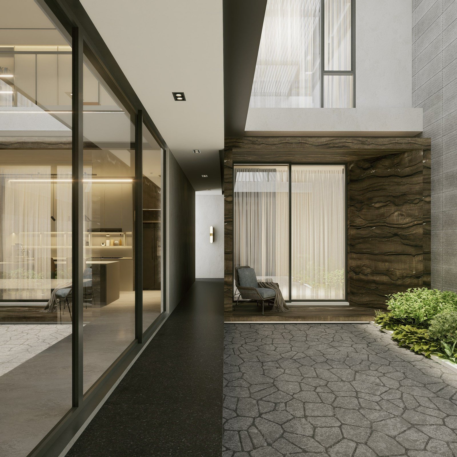 Inner courtyard