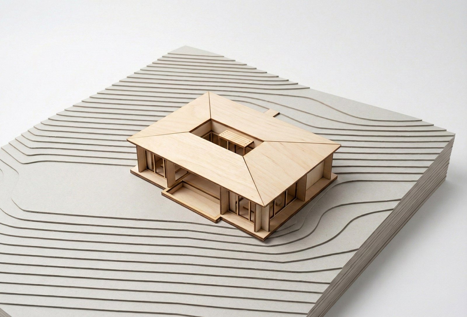 Study model, ground floor