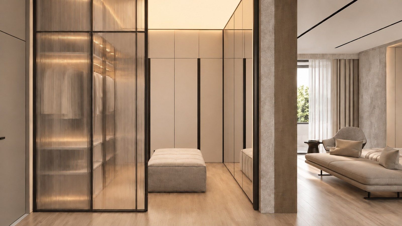 Walk-in wardrobe