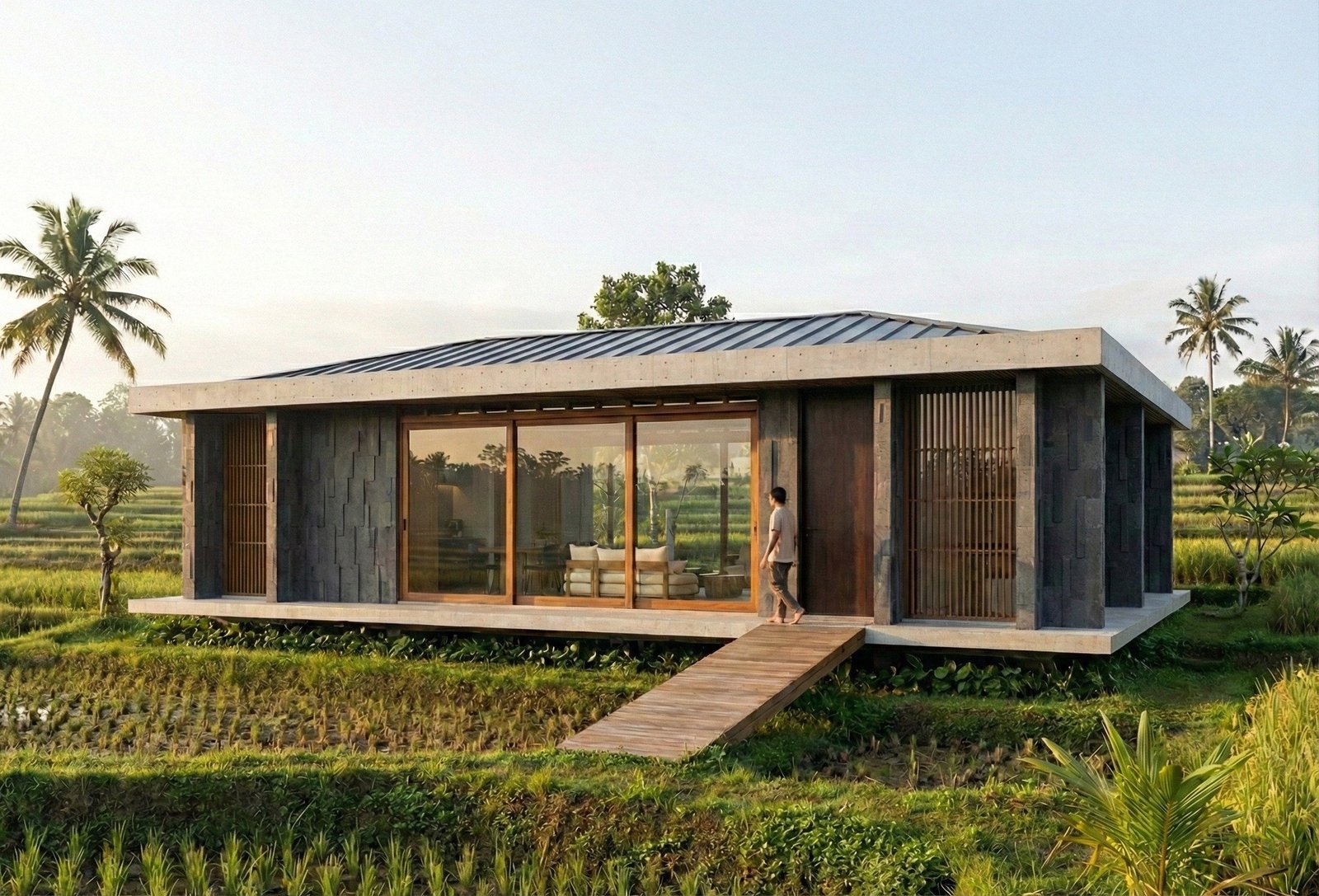 Villa BU in the rice fields